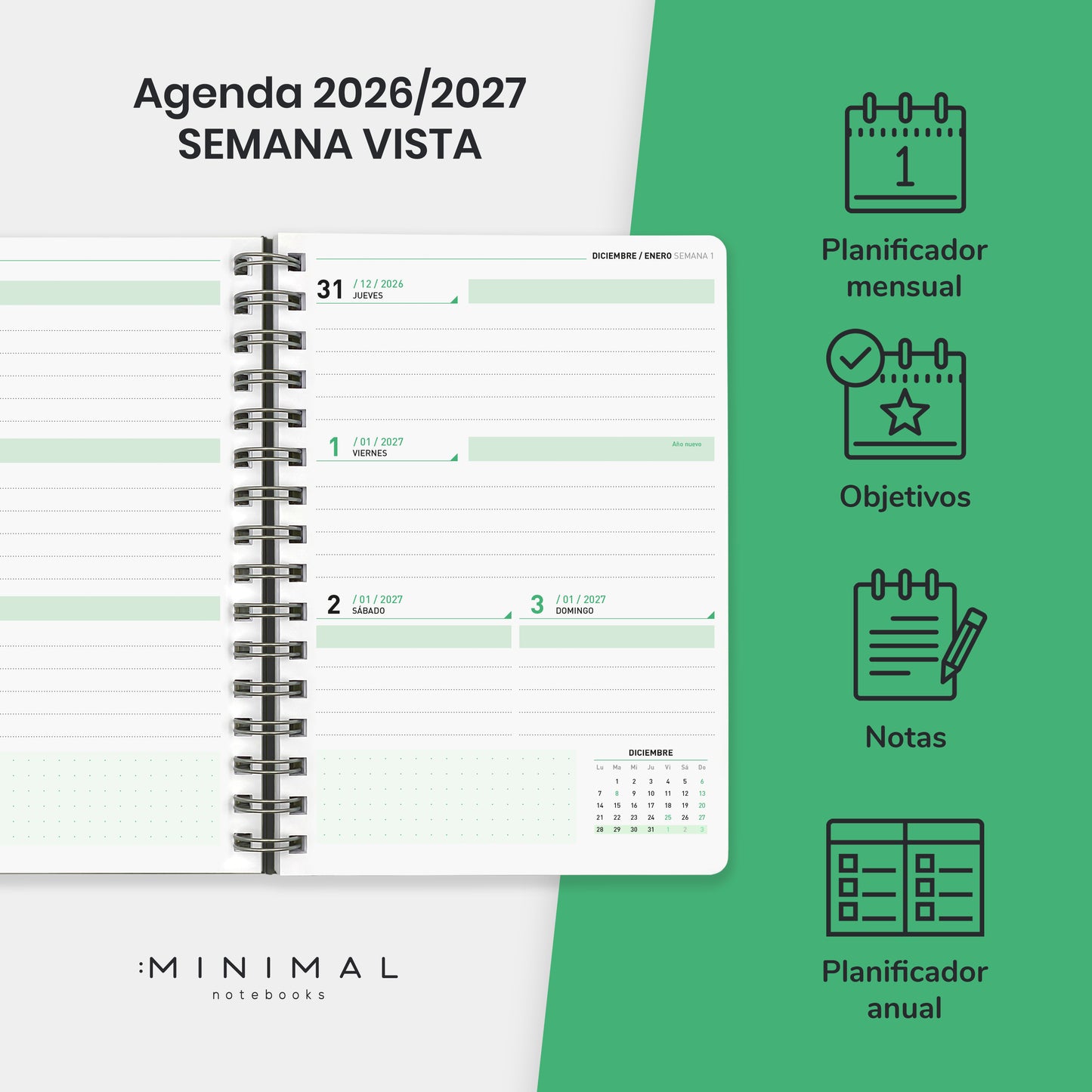 MINT - Agenda Escolar 2026/2027
