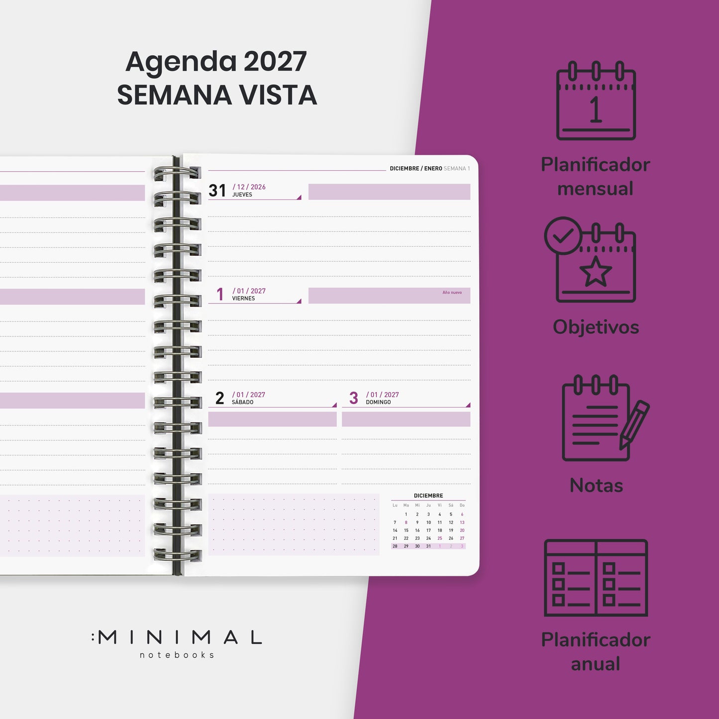 MAUVE - Agenda Anual 2027