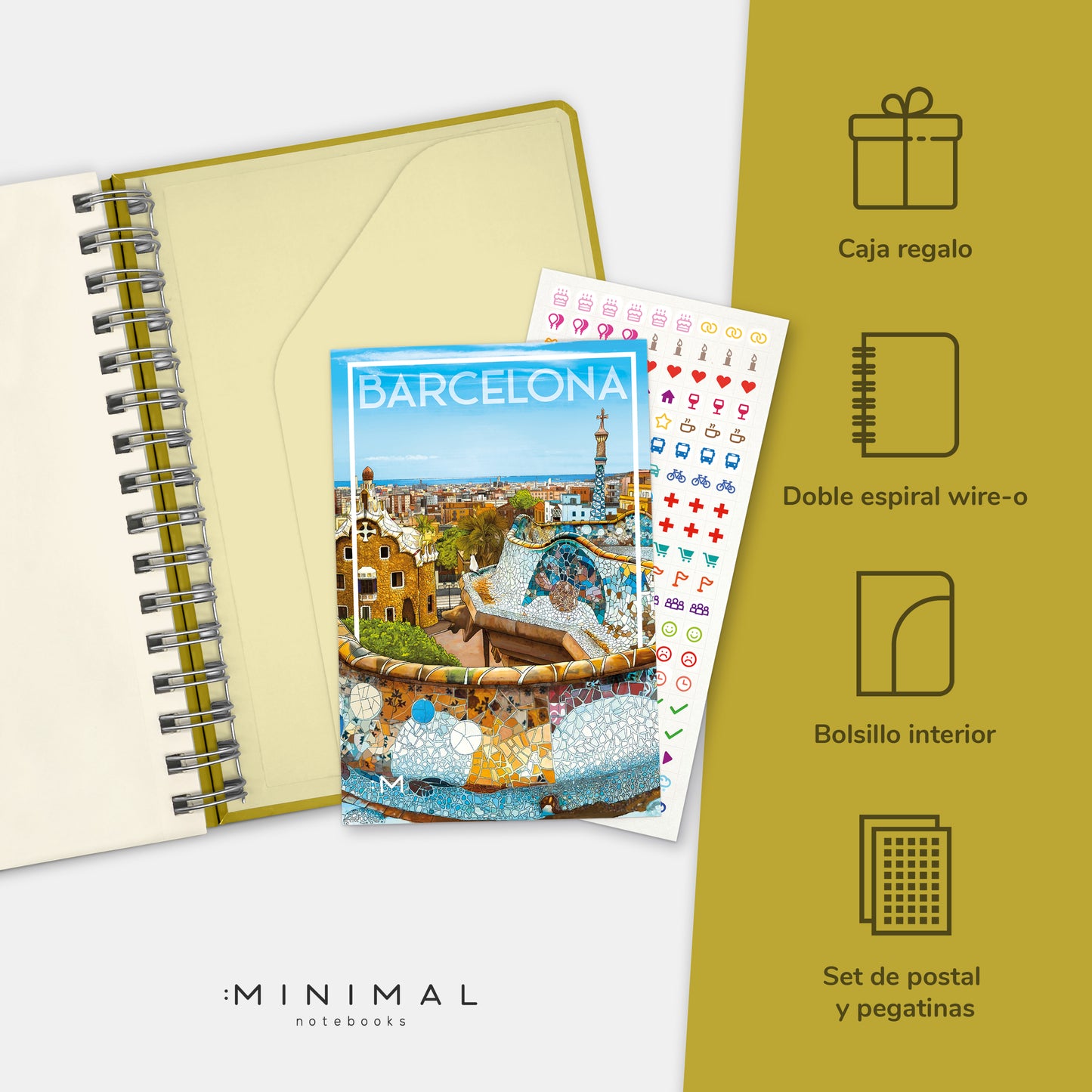 BARCELONA - Cuaderno A5 Drawing Cities