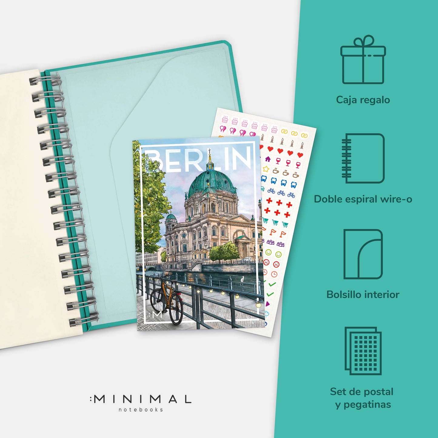 BERLIN - Cuaderno A5 Drawing Cities