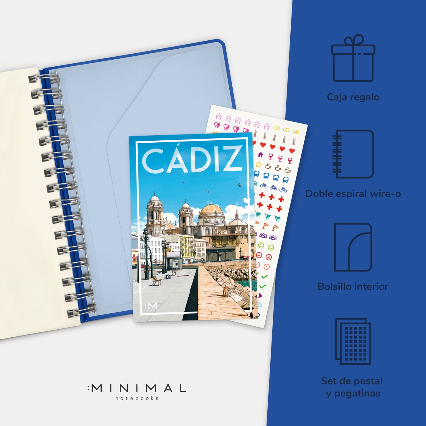 CÁDIZ - Cuaderno A5 Drawing Cities