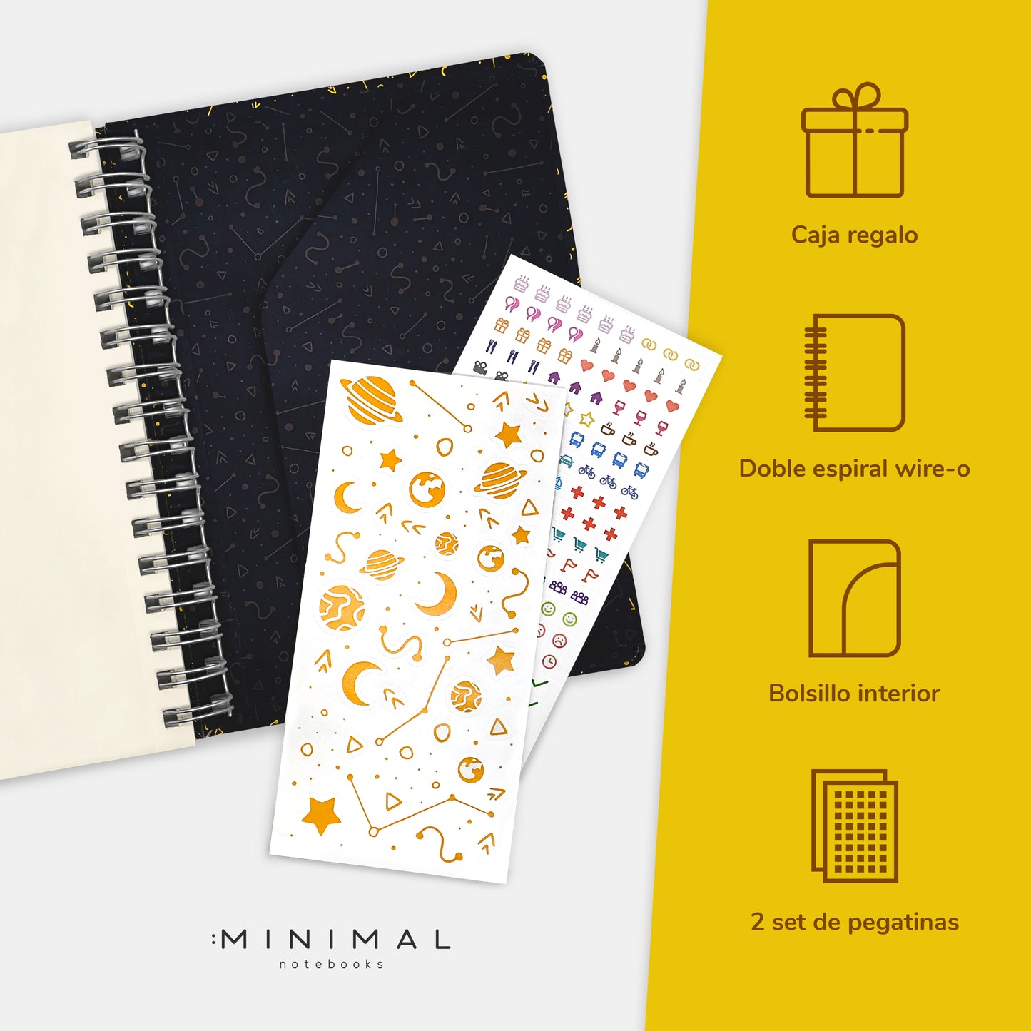 CASSIOPEIA - Cuaderno A5 Patterns