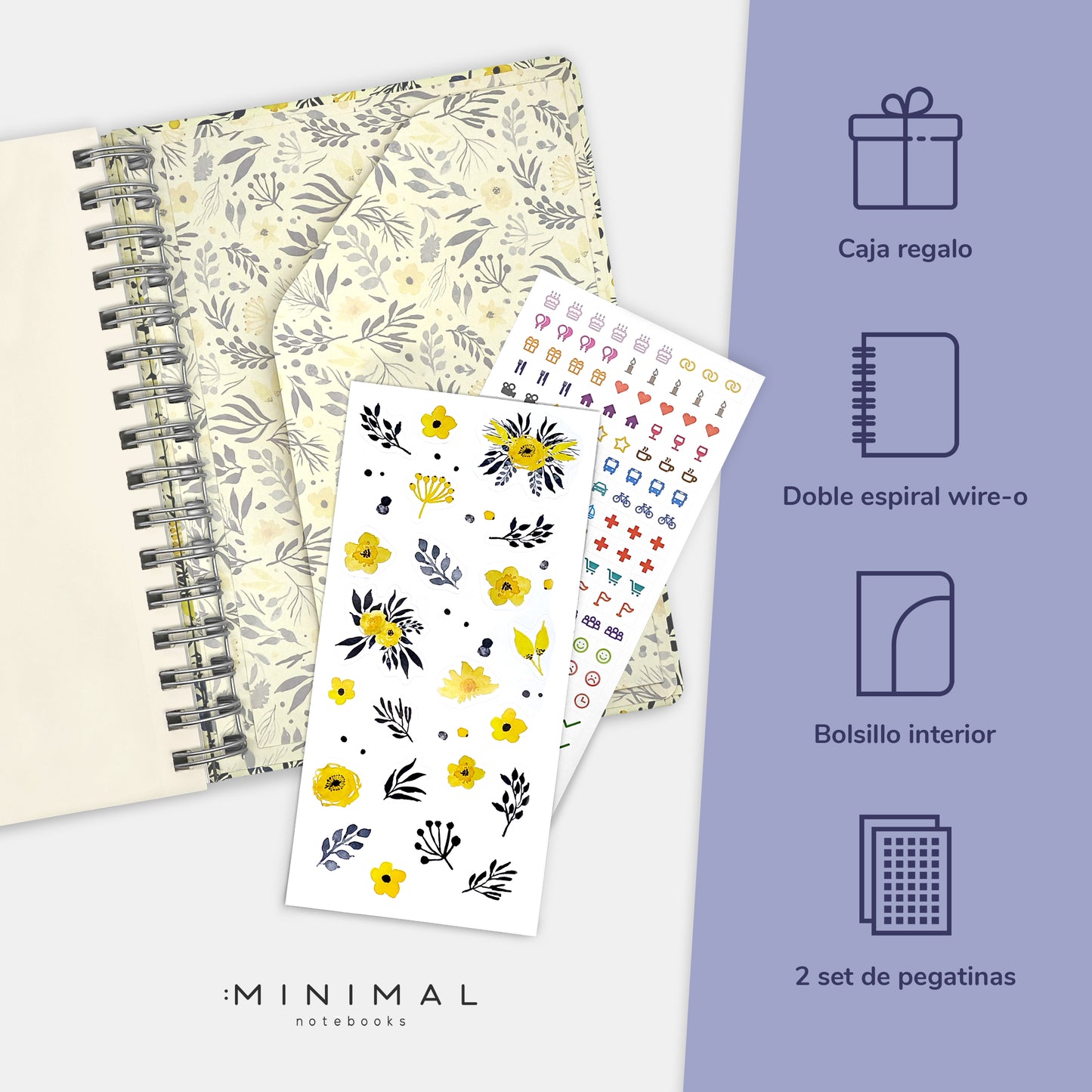 LILIES - Cuaderno A5 Patterns