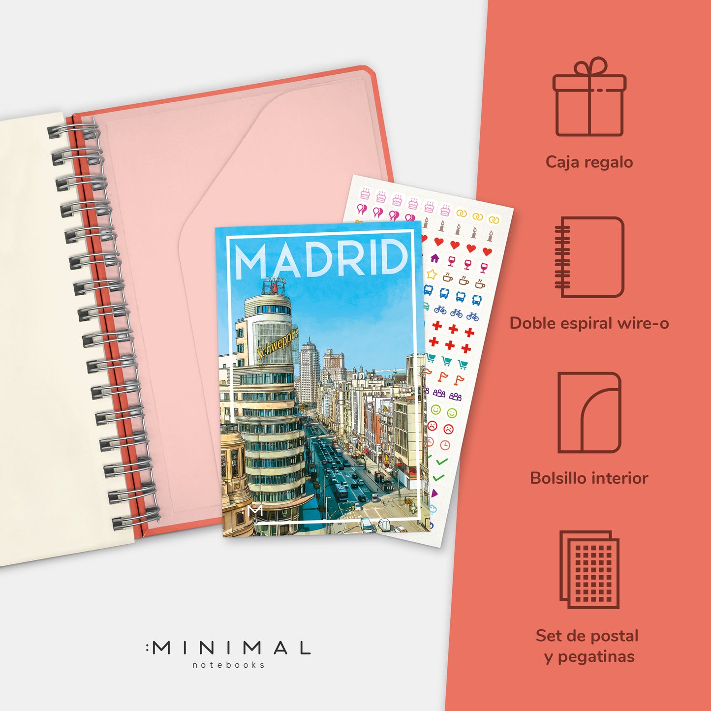 MADRID - Cuaderno A5 Drawing Cities