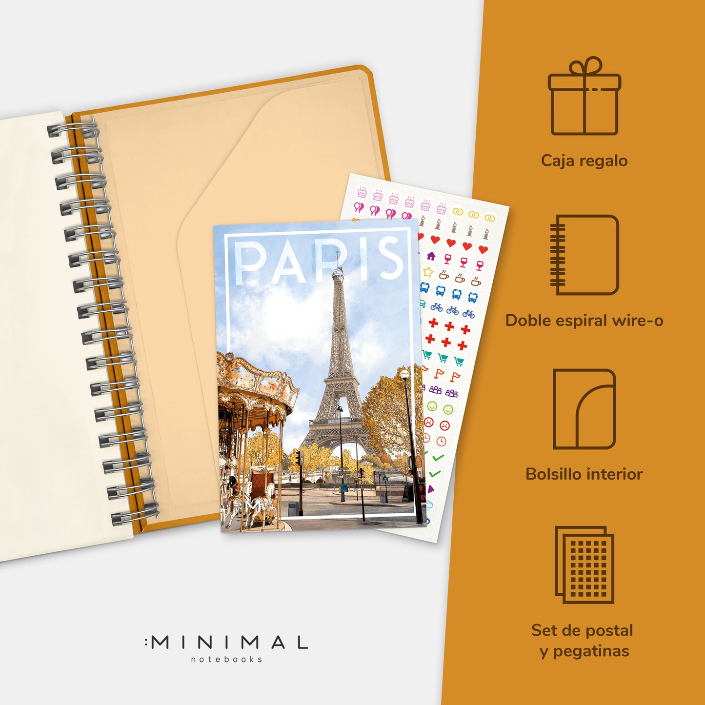 PARIS - Cuaderno A5 Drawing Cities