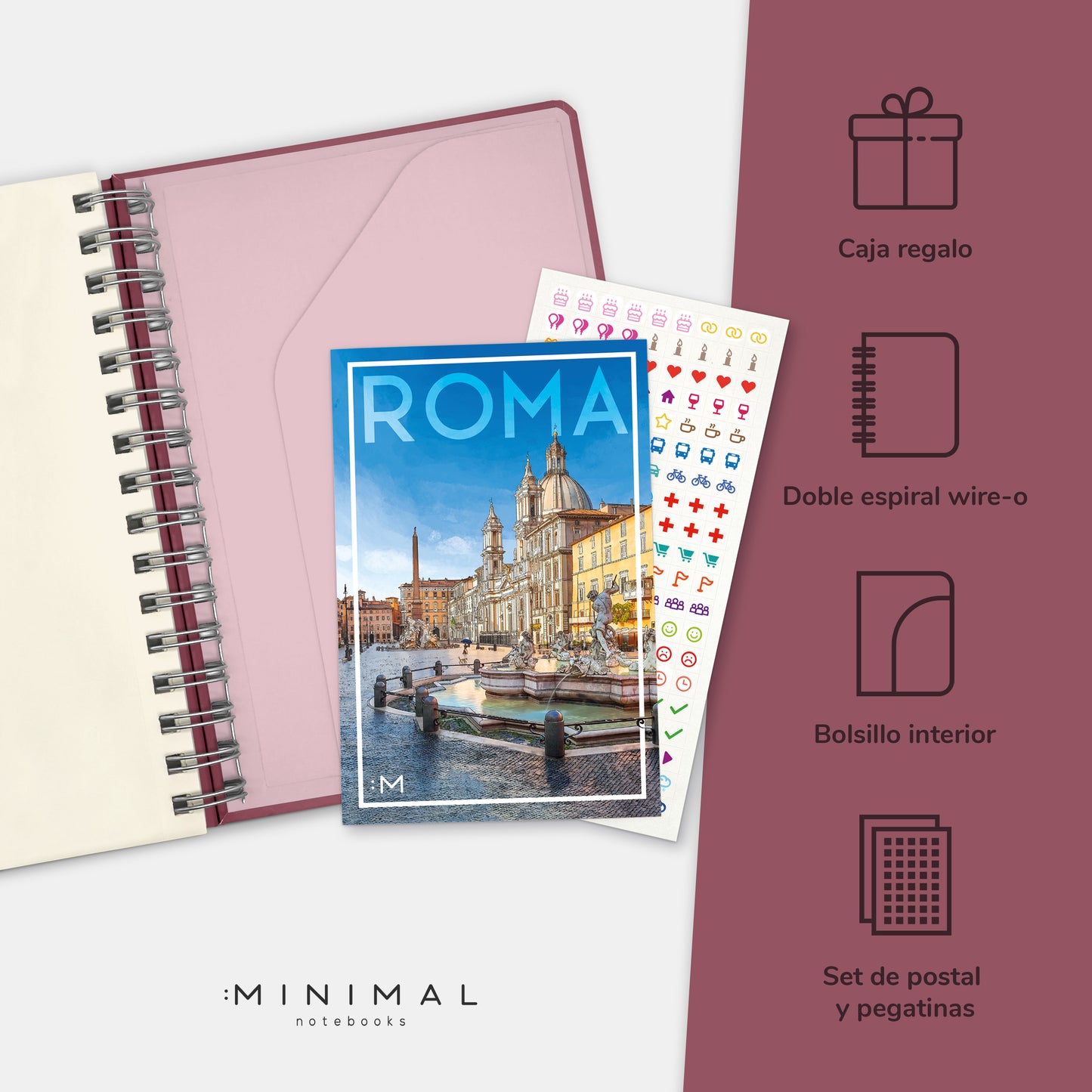 ROMA - Cuaderno A5 Drawing Cities