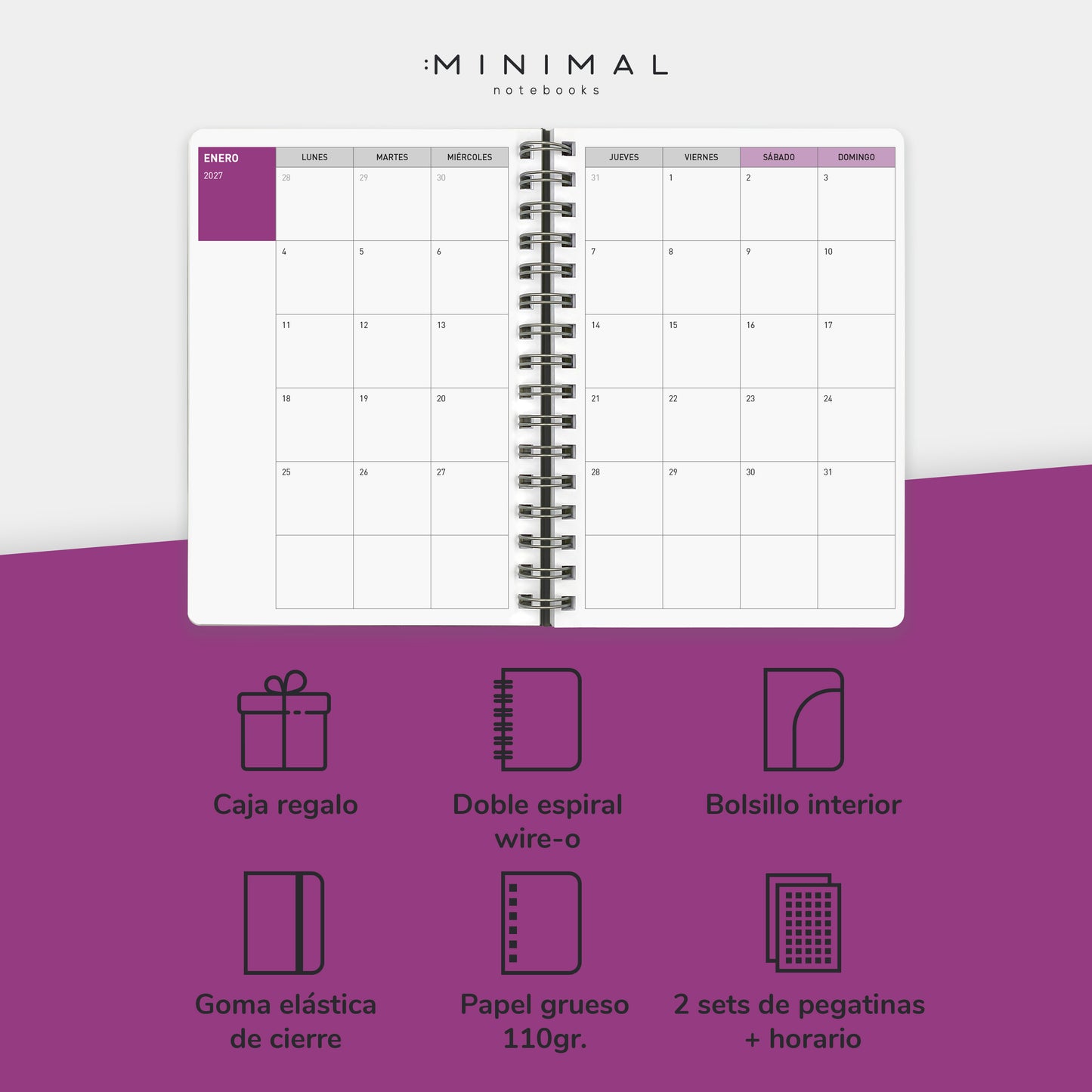 MAUVE - Agenda Escolar 2026/2027
