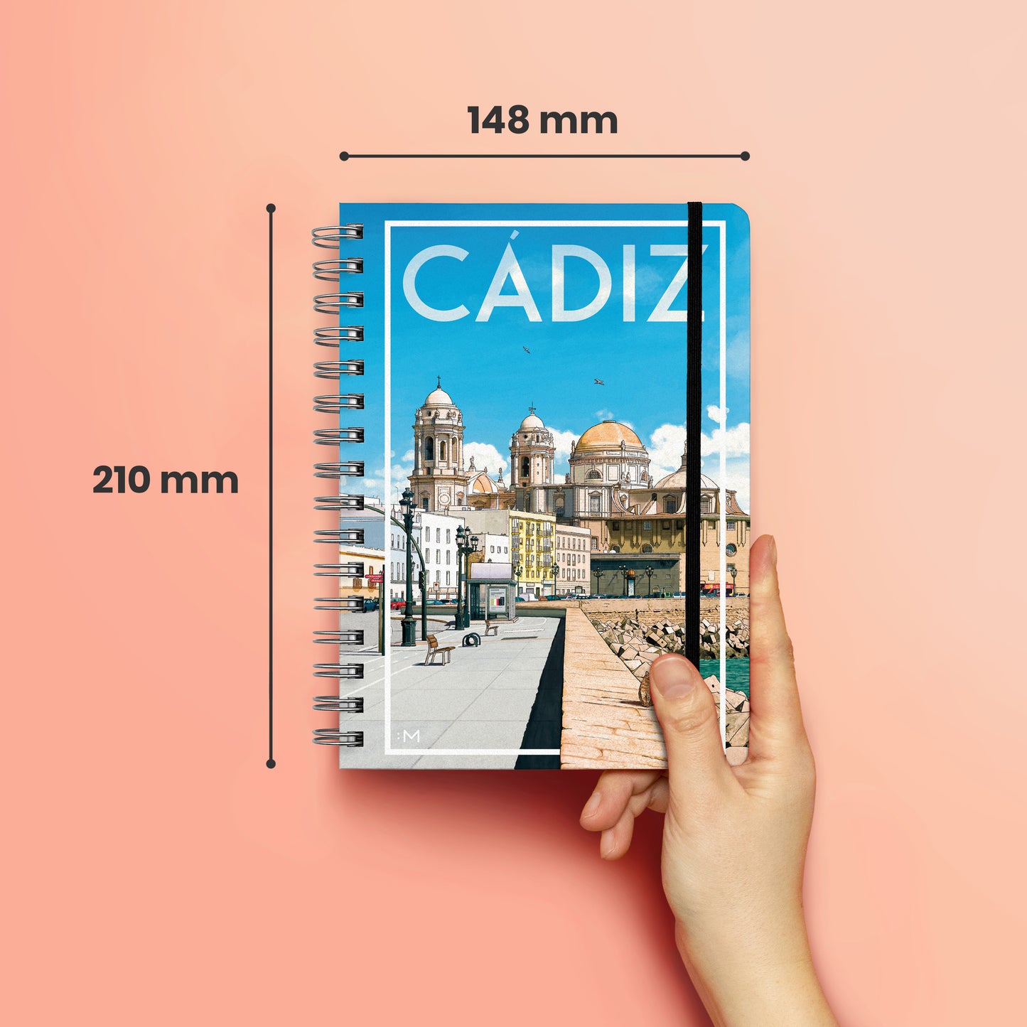 CÁDIZ - Cuaderno A5 Drawing Cities