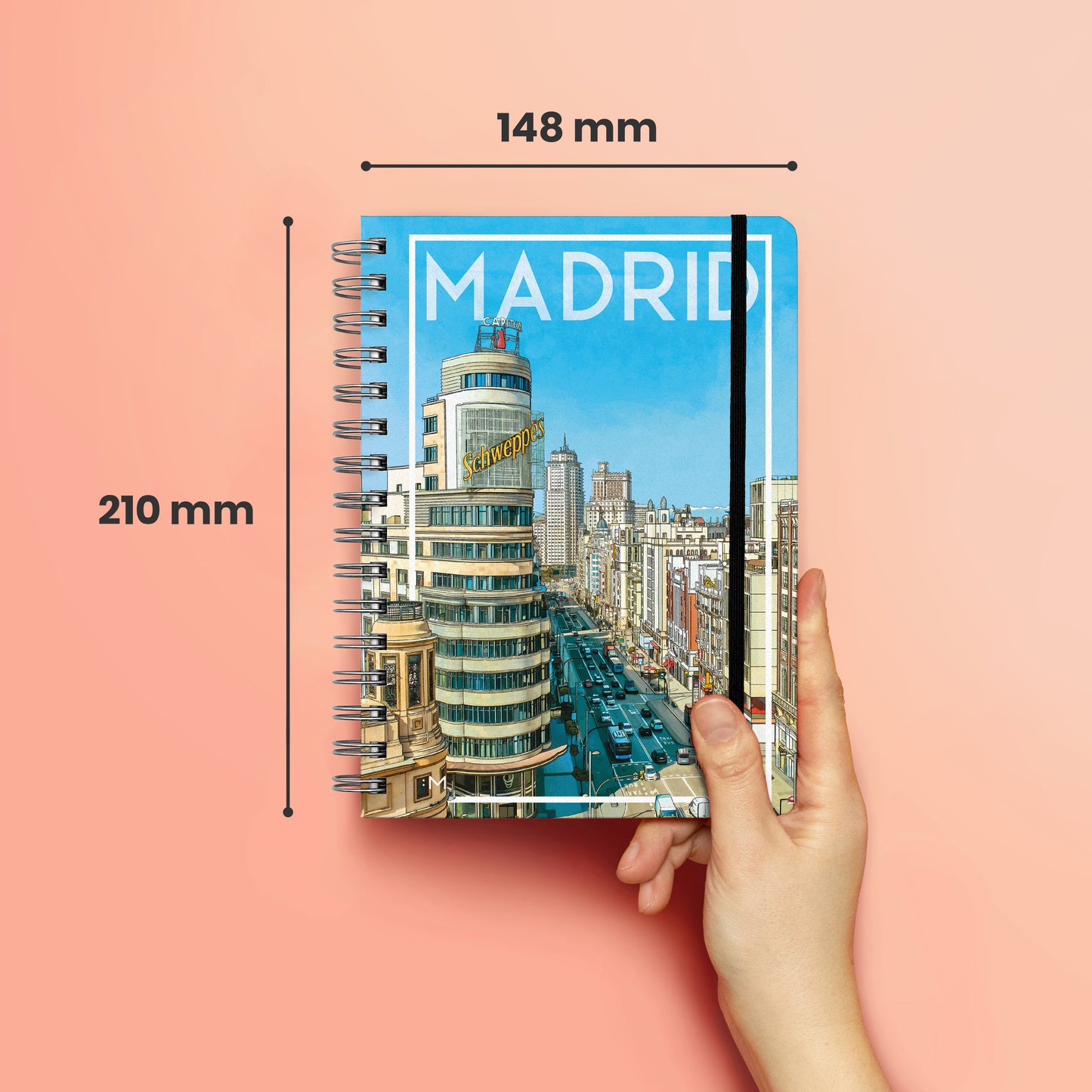 MADRID - Cuaderno A5 Drawing Cities