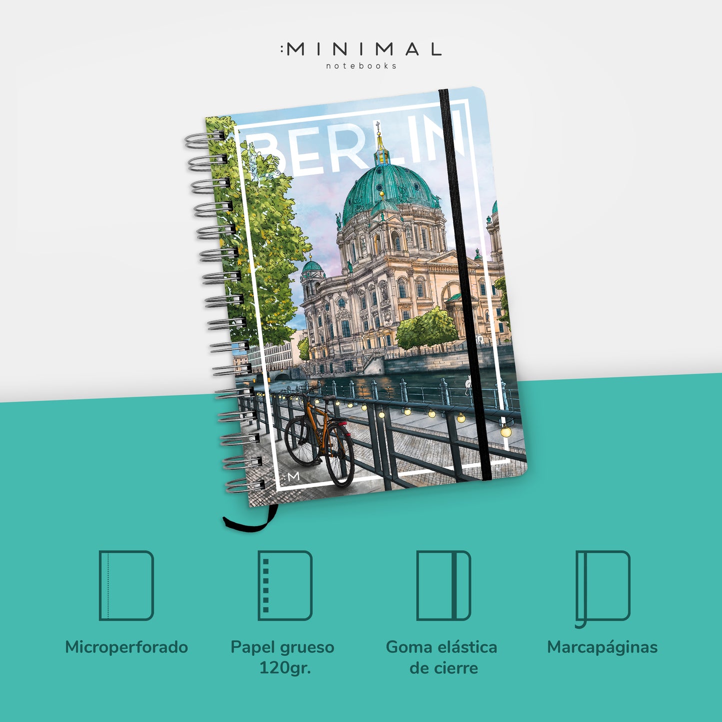 BERLIN - Cuaderno A5 Drawing Cities
