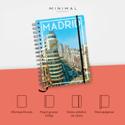 MADRID - Cuaderno A5 Drawing Cities