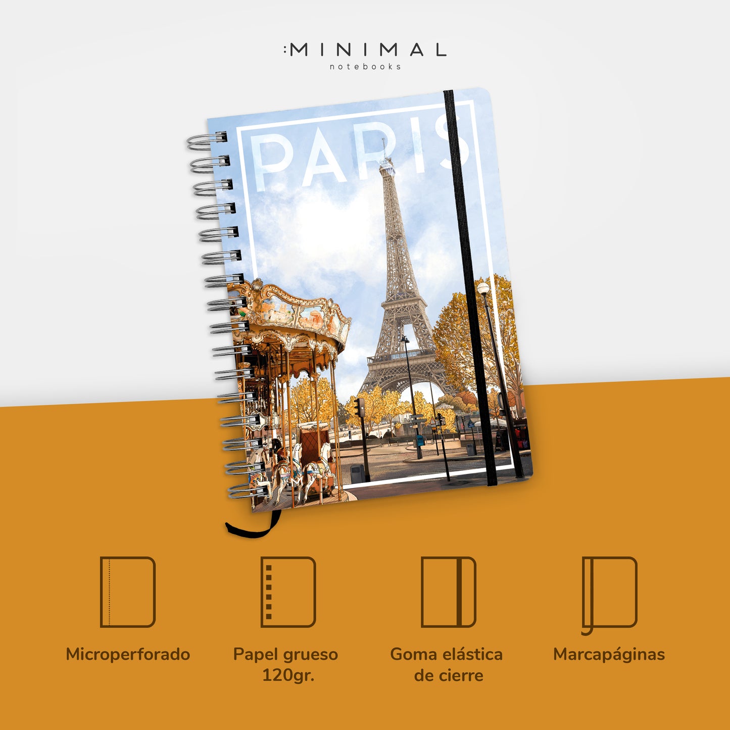 PARIS - Cuaderno A5 Drawing Cities