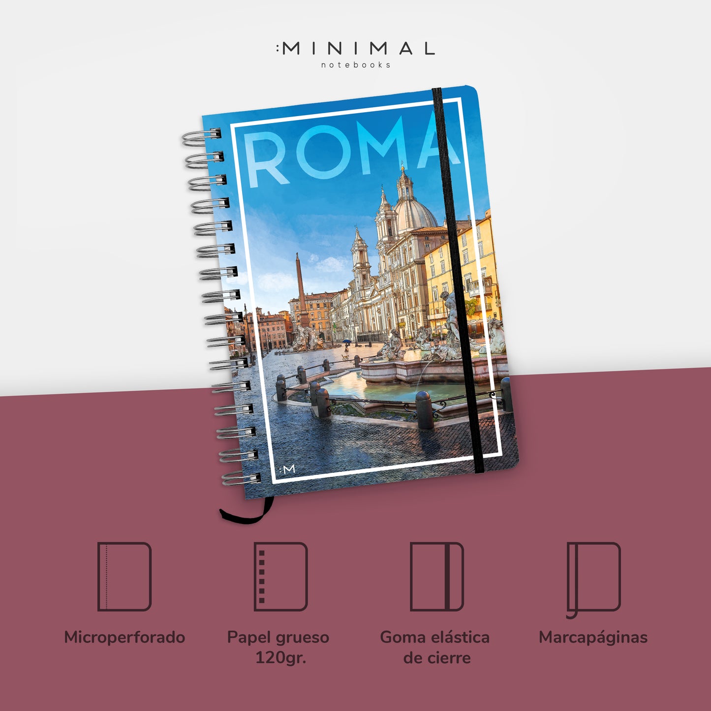 ROMA - Cuaderno A5 Drawing Cities