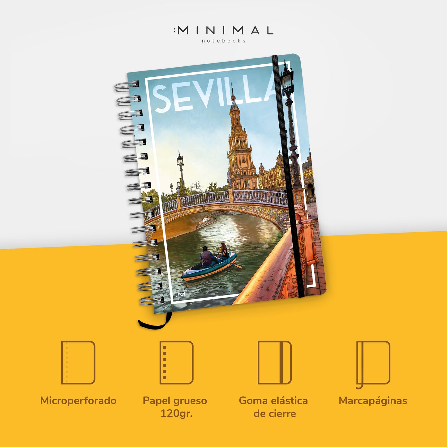 SEVILLA - Cuaderno A5 Drawing Cities