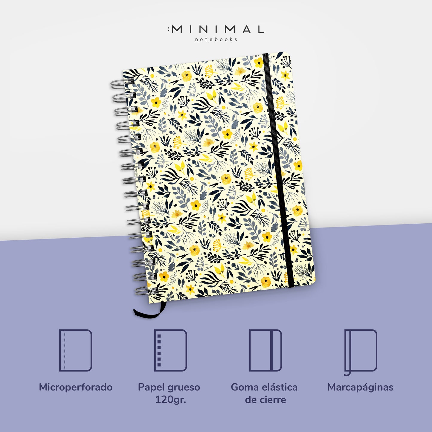 LILIES - Cuaderno A5 Patterns