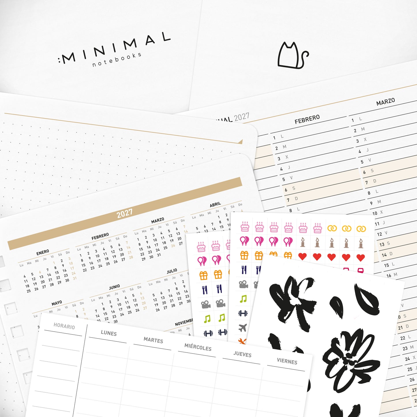 MIDNIGHT PETALS - Agenda Anual 2027