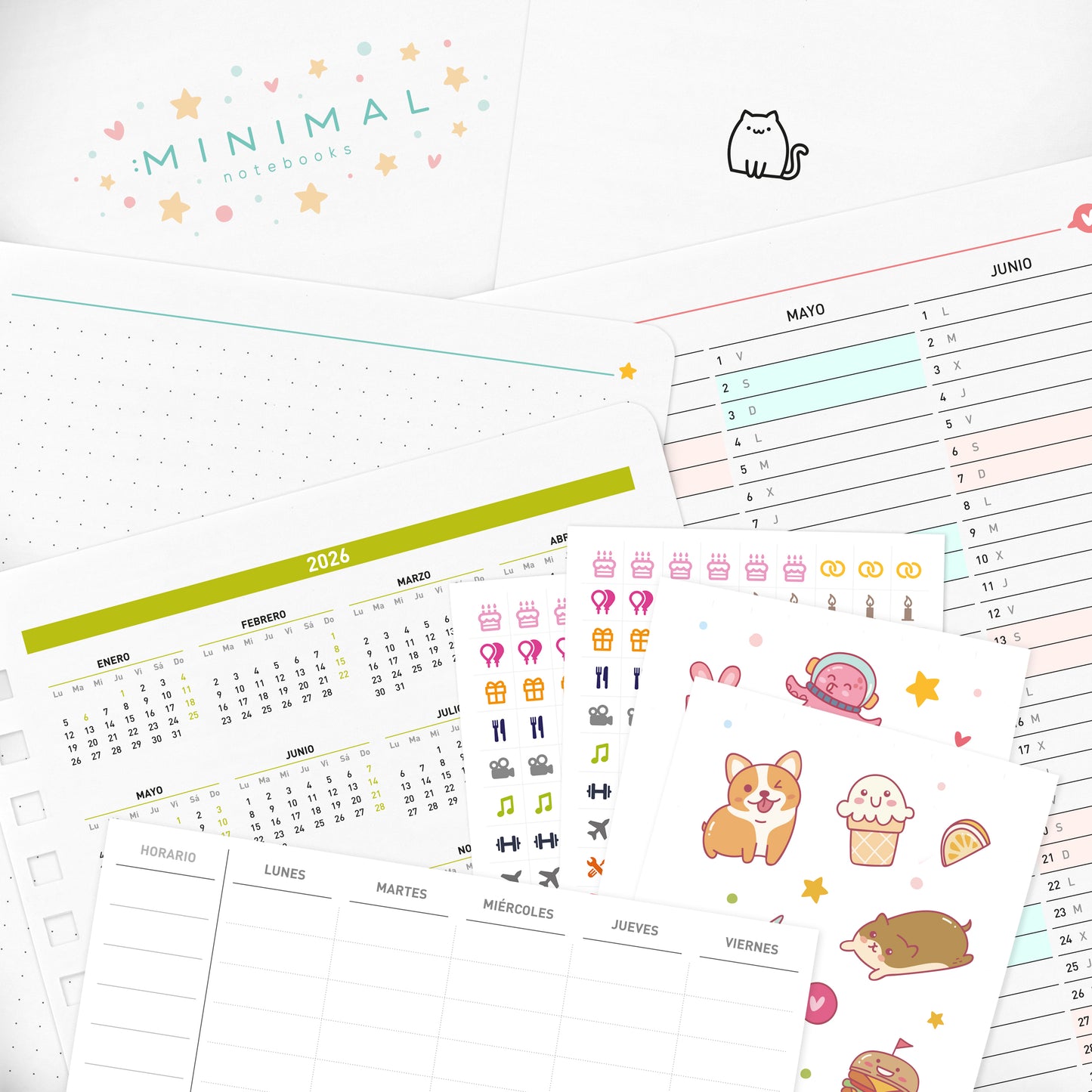 KAWAII - Agenda Escolar 2026/2027